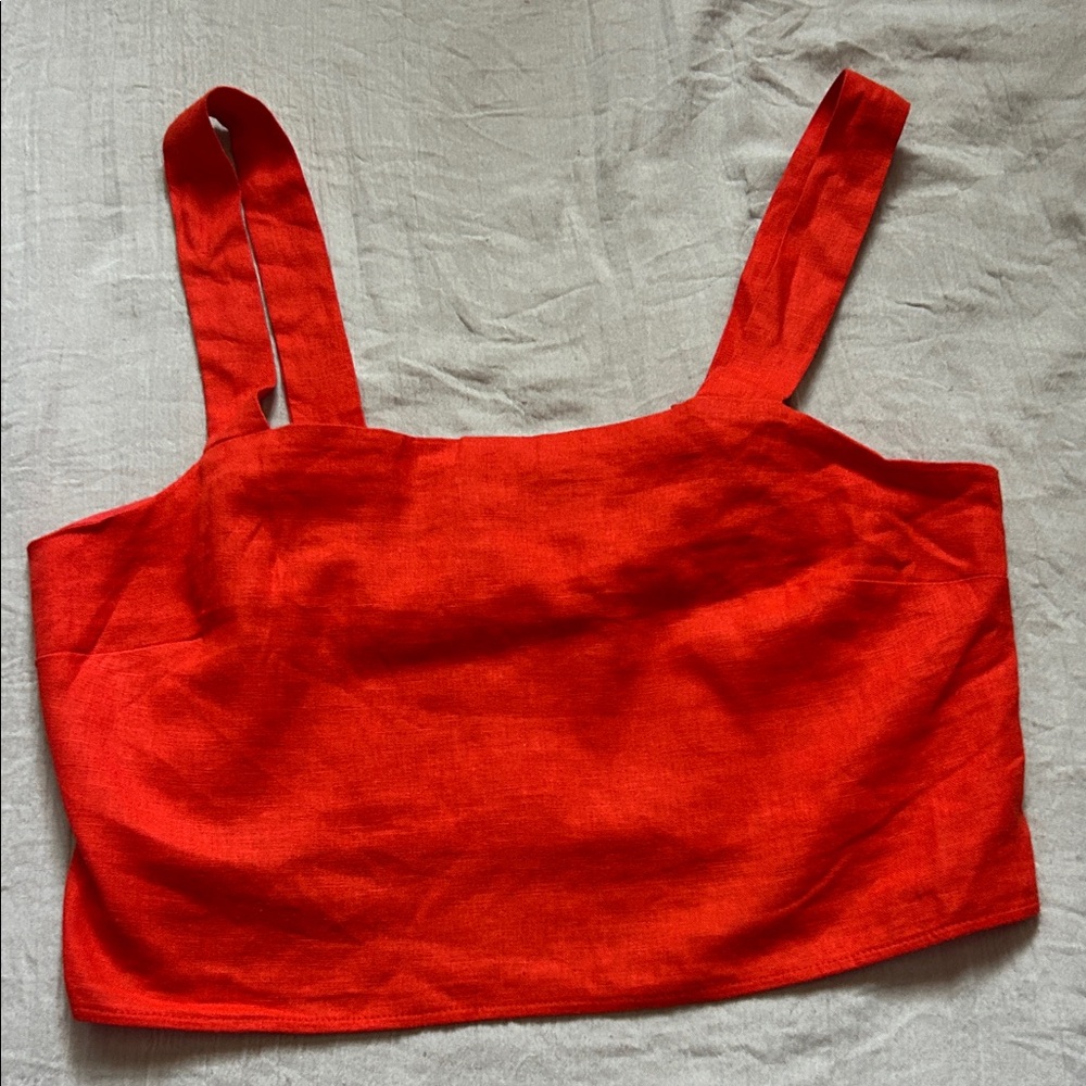 Rachel Zoe Vibrant Scarlet Tank Top